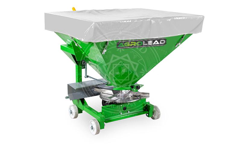 Épandeur d'engrais exotérique à disque unique - Agrolead Agricultural  Machines